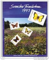 SWEDEN, FOLDER YEAR 1993 ** MNH AT ISSUE PRICE. - Full Years