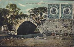 CPA Panama An Ancient Bridge At Old Panama YT 98 X2 CAD Arrivée Paris France RP étranger 18 V 1913 - Panamá