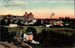 !  Alte Ansichtskarte  Aus Jungbunzlau, Mlada Boleslav, 1910, Eisenbahngleise - Tsjechië