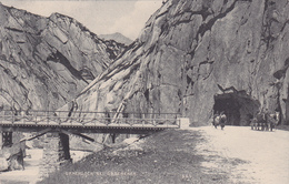 SUISSE,SCHWEIZ,SVIZZERA,SWITZERLAND,HELVETIA,SWISS,URI,LE TROU,TUNNEL,PRES D'ANDERMATT,1908,RARE - Andermatt