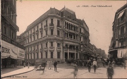 ! Alte Ansichtskarte Aus Oran, Place Villebois Mareuil - Oran