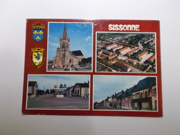 Delcampe - Eglise  Le Camp  Entrée Du Camp  Rue Tassigny - Sissonne