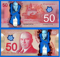 Canada 50 Dollars 2015 Prefixe FWR Polymere Billet Bateau Boat Mackenzie Que Prix + Port - Kanada