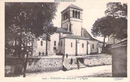 03 - TOULON Sur ALLIER : L'Eglise - CPSM Sépia Format CPA écrite 1934 - Allier - Autres & Non Classés