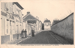 ¤¤  -   NEUVILLE-sur-OISE   -  Rue Nationale   -  La Mairie  -  Epicerie " LECREUX - LEBERT "     -   ¤¤ - Neuville-sur-Oise