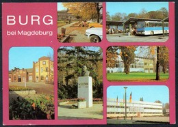 D0642 - TOP Burg - Ikarus Busbahnhof Sporthalle Bahnhof - Bild Und Heimat Reichenbach - Burg
