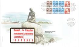 Denmark 1983. Special Cover(big Size): The Little Mermaid With Michel H-Blatt 20. - Maximum Cards & Covers