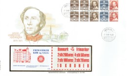 Denmark 1982. Special Cover(big Size): Hans Christian Andersen With Michel H-Blatt 19. - Maximum Cards & Covers