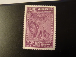 PRAGUE  1912  Vignette Neuf SG - ...-1918 Prephilately