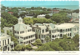 USA - SC - Roof Tops Of Charleston Near The Famous Battery - Ed. Charleston Post Card Co. N° 26563-D - Charleston