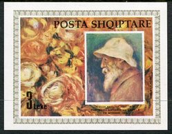 ALBANIA 1991 Renoir Anniversary Block MNH / ** .  Michel Block 93 - Albanien