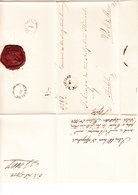 1858 Faltbrief Mit Siegel Aus Devecser Nach Kis-Czell - ...-1867 Prephilately
