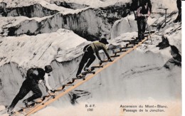 ASCENCION DU MONT BLANC PASSAGE DE LA JONCTION ,JOLI PLAN REF 62121 - Alpinisme