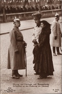 ! Ansichtskarte, Adel, Herzog Und Herzogin Von Braunschweig Mit Großherzog Von Oldenburg 1917, FAMILLES ROYALES - Royal Families