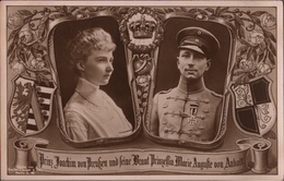 ! Ansichtskarte, Adel, Prinz Joachim Von Preußen Und Prinzessin Marie Auguste Von Anhalt, FAMILLES ROYALES - Royal Families
