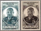 Détail De La Série - Gouverneur - Général Félix Eboué ** Afrique Occidentale N° 2 Et 3                        251275-22 - 1945 Gouverneur-Général Félix Éboué