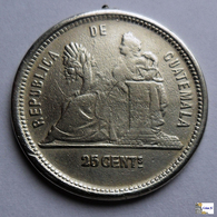 GUATEMALA - 25 Centavos - 1885 - Guatemala