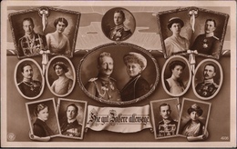 ! Adel Ansichtskarte, Hohenzollern, Kaiser  Wilhelm, Preussen, FAMILLES ROYALES - Royal Families