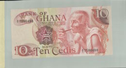 Billet De Banque Bank Of Ghana   10 Cedis 1978  DEC 2019 Gerar - Ghana