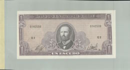 Billet De Banque Banco Centrale De Chile  UN Escudo 1962  DEC 2019 Gerar - Chile