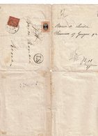 LCTN59/LE/DIV1 - ITALIE SEGNATASSE 2/30c SUR CORRESPONDANCE BANCAIRE 26/5/1892 - Taxe