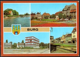 D0805 - Burg Kreis Kulturhaus Hermann Matern Freibad - Bild Und Heimat Reichenbach - Burg