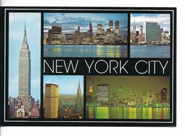 NEW YORK CITY /  Multivues - 5 -  / CPM N° 122  écrite Non Datée  / TBE - Panoramic Views