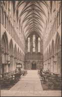 Nave West, Wells Cathedral, Somerset, C.1920 - Frith's Postcard - Wells