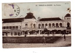 Malo Les Bains Dunkerque Le Casino (  Grand Bazar De La Plage Et Autres Logettes (éditeur:Schryve - Malo Les Bains