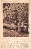 Femme - Fontaine - Jeune Fille - Printemps - Arbre En Fleur - 1818 - Other & Unclassified