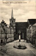 CPA AK Kronach - Kirchenplatz Mit Ehrensaule GERMANY (917817) - Kronach