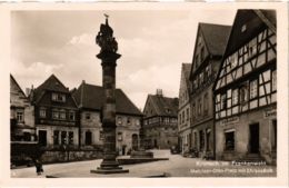 CPA AK Kronach - Melchior-Otto-Platz Mit Ehrensaule GERMANY (917898) - Kronach