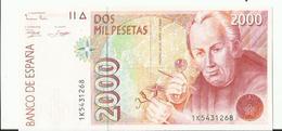 BILLET NEUF 2000 ..DOS MIL PESETAS MADRID 1992 - [ 4] 1975-… : Juan Carlos I