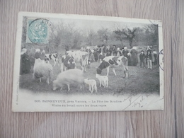 CPA 56 Morbihan Renneveux Près Vannes La Fête Des Boudins Visite Du Bétail Entre Les 2 Repas - Sonstige & Ohne Zuordnung