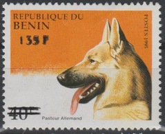 Bénin 2000 Mi. 1234 Pasteur Allemand Berger Schäferhund Chien Hund Dog Faune Fauna Surchargé Overprint MNH** - Cani