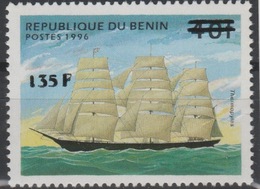 Bénin 2000 Mi. 1242 Voilier Sailing Ship Segelschiff Boot Boat Schiff Thermopyles Surchargé Overprint MNH** - Benin - Dahomey (1960-...)