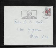 Thème Oiseaux - France Oblitération - Enveloppe - Mechanical Postmarks (Advertisement)