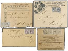 CUBA. 1890-1898. Conjunto De Cartas O Envueltas Circuladas Con Sellos De Alfonso XIII Pelón. - Altri & Non Classificati