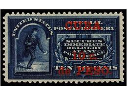 * CUBA: OCUPACION ESTADOS UNIDOS. Sc.E1a. 1899. 10 Cts. Azul SIN PUNTO Después De CUBA. Excelente Centraje. RARO. - Otros & Sin Clasificación