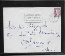 Thème Oiseaux - France Oblitération - Enveloppe - Mechanical Postmarks (Advertisement)