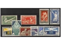 ** FRANCIA. Yv.183/86, 210/15. 1924-25. SERIES COMPLETAS. Muy Bonitos. Yvert.218€. - Altri & Non Classificati