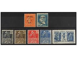 ** FRANCIA. Yv.264/65, 270/74. 1930-31. SERIES COMPLETAS. Yvert.200€. - Other & Unclassified