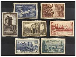 ** FRANCIA. Yv.388/94. 1938. SERIE COMPLETA. LUJO. Yvert.165€. - Otros & Sin Clasificación