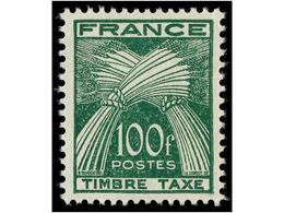 * FRANCIA. Yv.T-66/94. 1941-60. SERIE COMPLETA. LUJO. Yvert.290€. - Sonstige & Ohne Zuordnung