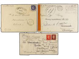 FRANCIA. 1940-41. CAMPOS DE CONCENTRACIÓN DE JUDÍOS En La Francia No Ocupada. Tres Cartas Escritas Por Prisioneros Judío - Sonstige & Ohne Zuordnung