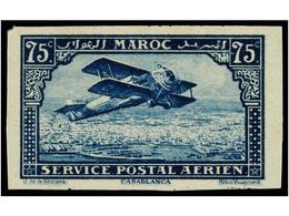 **/*/(*) MARRUECOS FRANCES. Yv.1a, 2b, 3b, 4a, 5b, 6a, 7c, 10b Y 10 C. 1922-27. Juego Completo SIN DENTAR A Falta Del 1  - Otros & Sin Clasificación