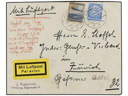 ALEMANIA. 1936. FRANKFURT To BASEL. CRASH MAIL. Envelope Crashed In Mount Rigi (Switzerland). - Otros & Sin Clasificación