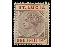 * SANTA LUCIA. Sg.39/42. Complete Set. Die I, Original Gum. Stanley Gibbons.225£. - Sonstige & Ohne Zuordnung