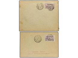 ITALIA. 1917 (27-28 IV). Dos Sobres Primero Vuelos NAPOLES-PALERMO Y ROMA-PALERMO. - Other & Unclassified