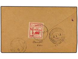 JAPON: OCUPACION EN BIRMANIA. 1943. Cover Bearing Regular Issue 5 C. (JSCA 2B44) Tied By HAYEET Aug 13 Cds To SEIKGYI (2 - Other & Unclassified